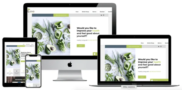 Izrada web stranice Abovo nutrition