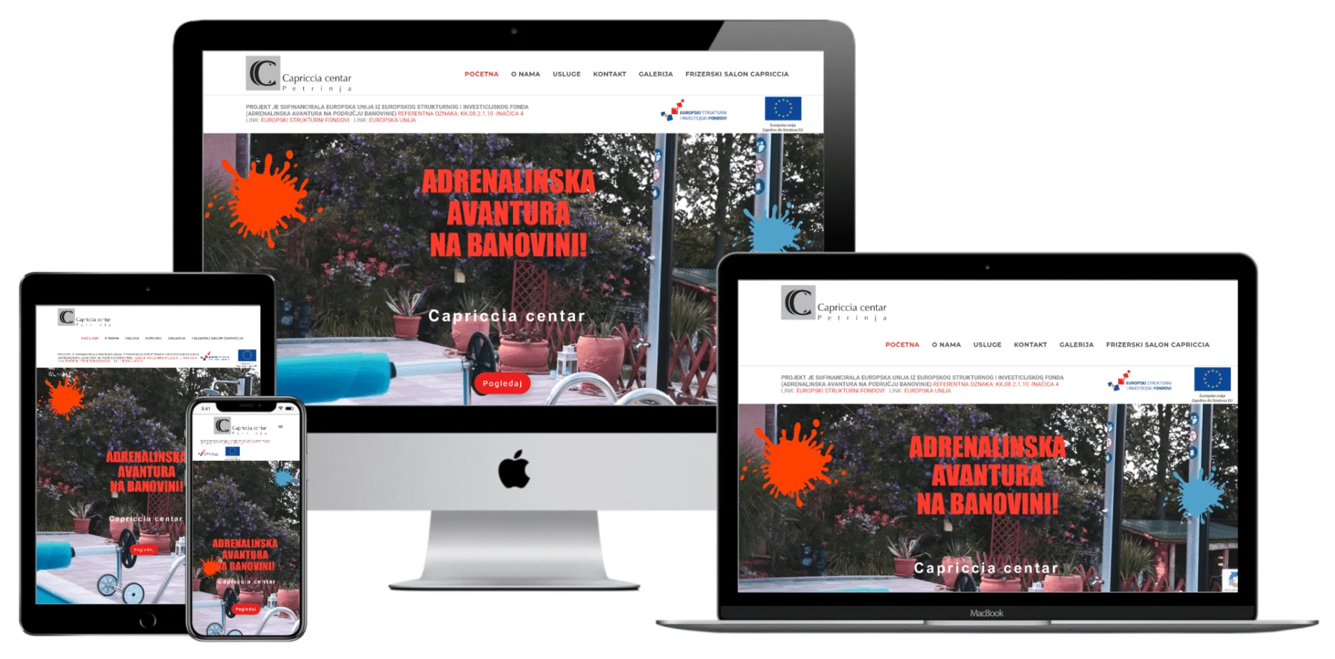 Izrada web stranice Capriccia centar